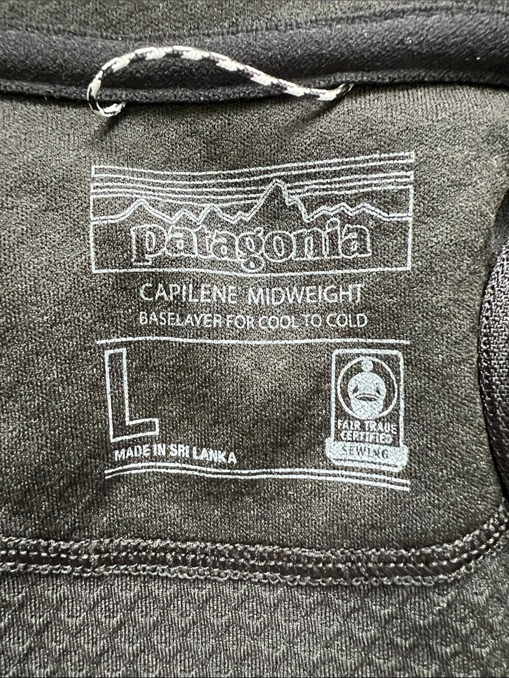 Patagonia Women's Capilene Midweight Zip-Neck Pullover in Black Size Large - Picture 7 of 8